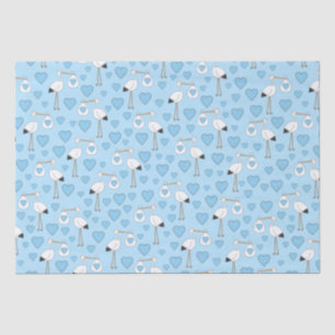 Papel De Seda Chá de fraldas de Stork Blue Boy