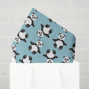 Papel De Seda chá de fraldas unisex do urso panda fofo