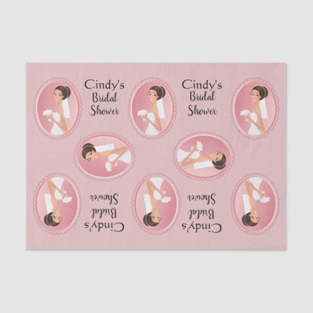 Papel De Seda Chá de Noiva (Frente )