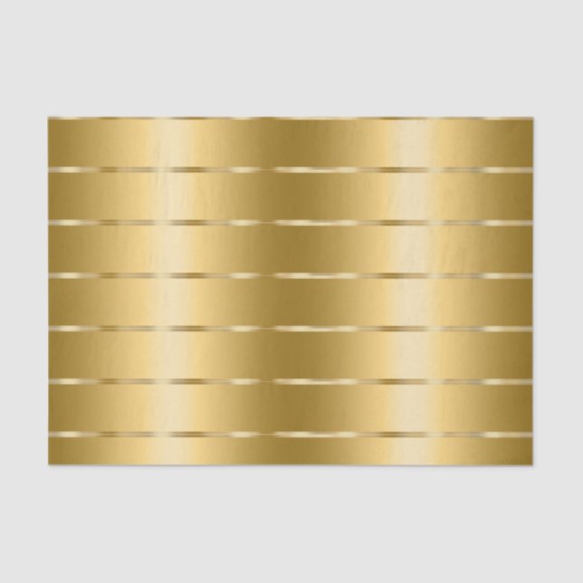 Papel De Seda Chá de panela de Fita Dourada Glam (Frente )