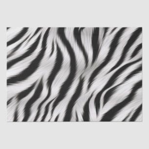 Papel De Seda Chá de panela de Impressão Animal Chic Zebra