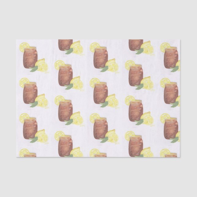 Papel De Seda Chá doce com limão (Frente )