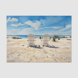 Papel De Seda Chairs in the Sand Tissue Paper