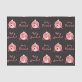 Papel De Seda Chalkboard Snowman Feliz Navidad