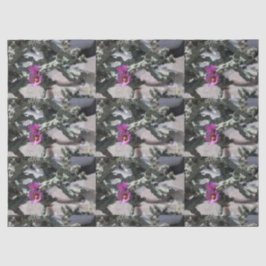 Papel De Seda Challa Cactus em flor