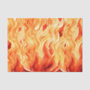 Papel De Seda Chama de Fogo