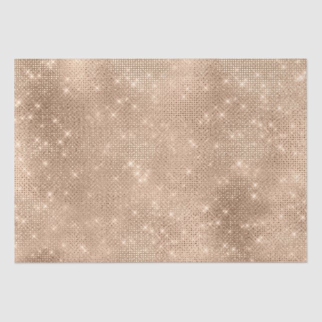 Papel De Seda Champagne Glitz (Frente )