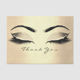 Papel De Seda Champaigne Dourada Blush Gliter Obrigado Seda