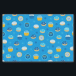 Papel De Seda Chanukah Jewish Star Cupcakes Azul<br><div class="desc">Papel de tecido Chanukah divertido para crianças ou doação de presente para adultos. Misture e combine com nossa outra coleção de presentes Chanukah.</div>