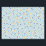 Papel De Seda Chanukah Jewish Stars Snowflakes White Blue<br><div class="desc">Adicione alguma cor de feriado e brilho com este divertido design de papel de embrulho Chanukah. Adequado para crianças ou adultos, necessidades de plástico corporativo ou familiar. Há sacos de presentes coordenados, papel de tecido e fita para uma aparência completa de Chanukah, ou você pode misturar e combinar com nossos...</div>