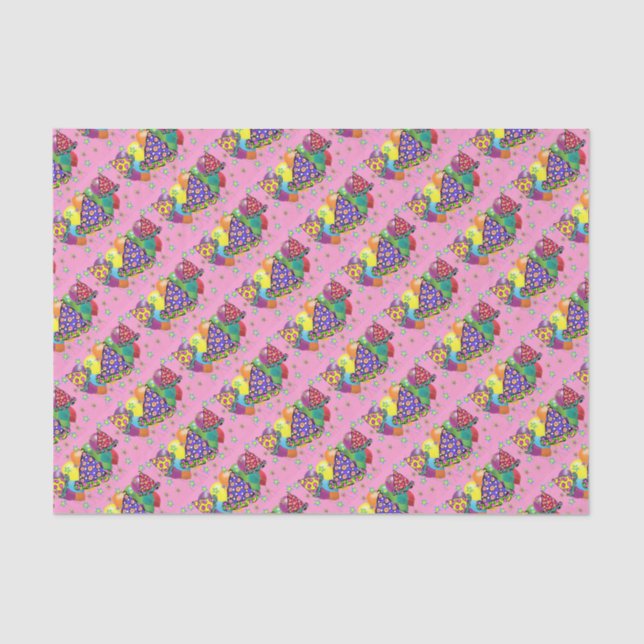 Papel De Seda Chapéus do Partido Birthay (Frente )