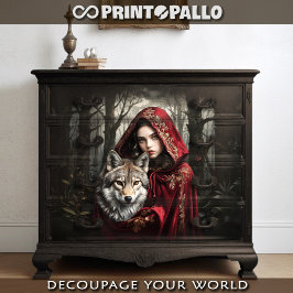 Papel De Seda Chapeuzinho Vermelho, o lobo: a história real -