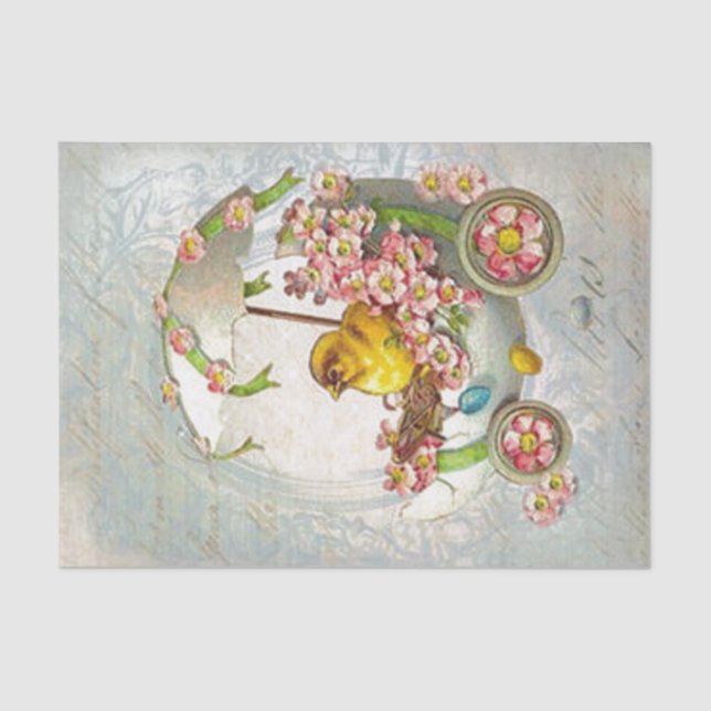 Papel De Seda Chariot da páscoa (Frente )