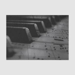 Papel De Seda Chaves de Piano de Música