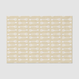 Papel De Seda Chaves do Victorian da cera de abelha