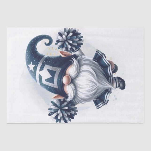 Papel De Seda Cheerleader Gnomo (Frente )