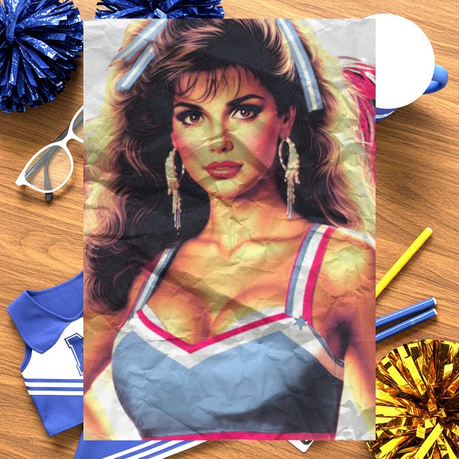 Papel De Seda Cheerleader Retroativo (Criador carregado)