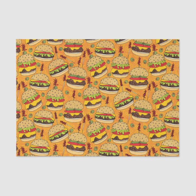 Papel De Seda Cheeseburger de luxe (Frente )