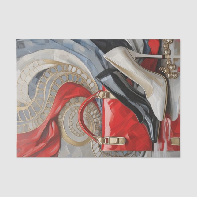 Papel De Seda Chefe Dama Pontual, Mulher Moderna (Frente )