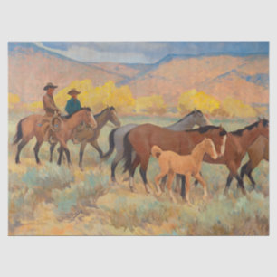 Papel De Seda Chegando em casa por Maynard Dixon