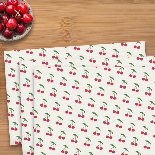 Papel De Seda Cherry (Cherry Tissue Paper)