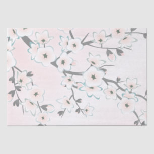 Papel De Seda Cherry Blossom Blush Mint Chic