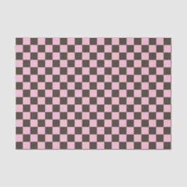 Papel De Seda Cherry blossom checkered board pattern