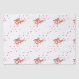 Papel De Seda Cherry Blossom Dream: Koi Fish Art Print 