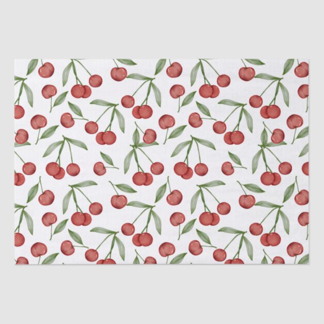 Papel De Seda Cherry Pattern (Frente )