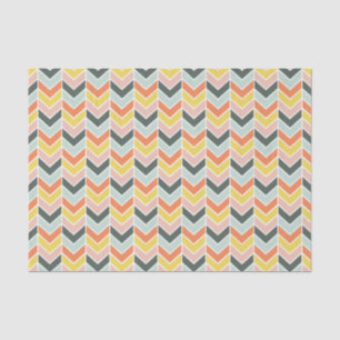 Papel De Seda Chevron alegre por impressões de Origami
