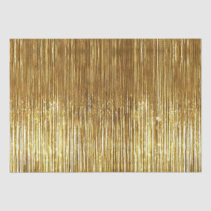 Papel De Seda Chic Dourado Glam Tinsel Strips Natal