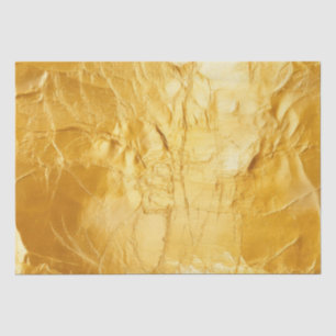 Papel De Seda Chic Glam Amarelo Dourado