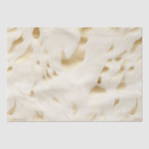Papel De Seda Chic Western Dourado White Cream Cowhide