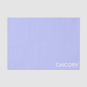 Papel De Seda Chicória - Denominação de cor azul da flor