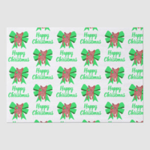 Papel De Seda Chihuahua Natal Cachorro e Arco Branco