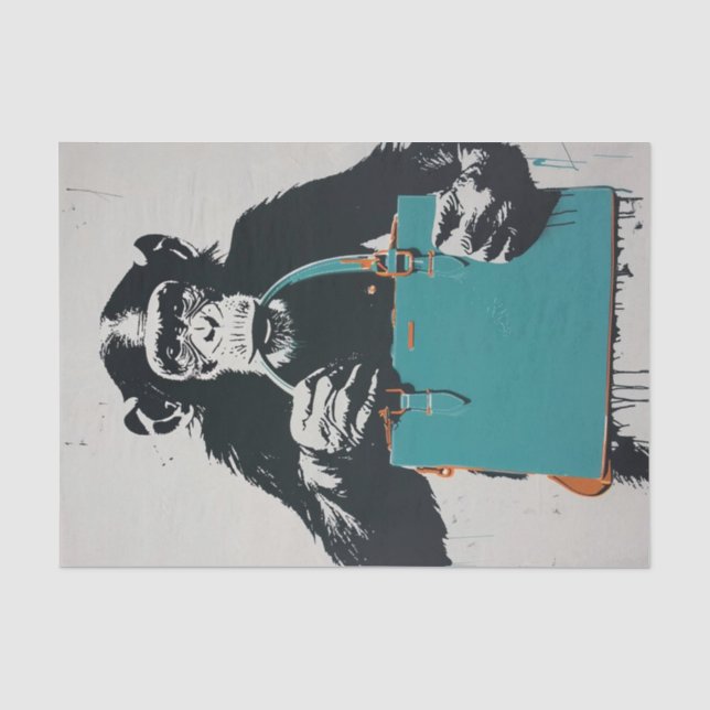 Papel De Seda Chimp Business7 (Frente )