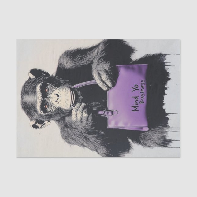 Papel De Seda Chimp Business8 (Frente )