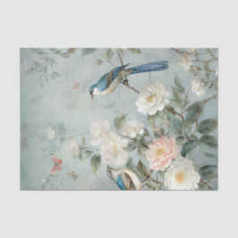 Papel De Seda Chinoiserie Light Blue Nature