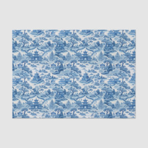 Papel De Seda Chinoiserie Porcelaine Chinês
