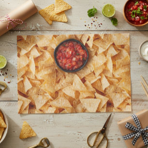 Papel De Seda Chips e Salsa
