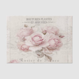 Papel De Seda chique,rústico,vintage,floral,colagem,país,