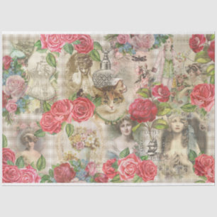 Papel De Seda Chique Vitoriano Série Design 4