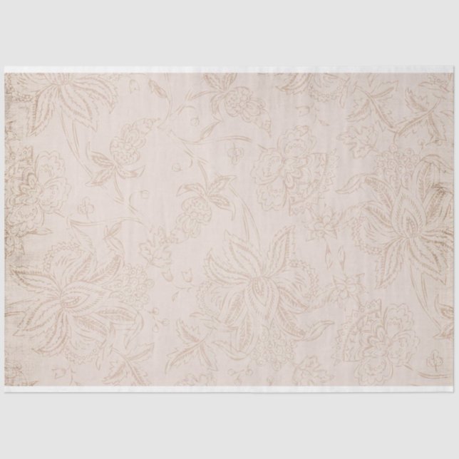 Papel De Seda Chique Vitoriano Série Design 7 (Frente )