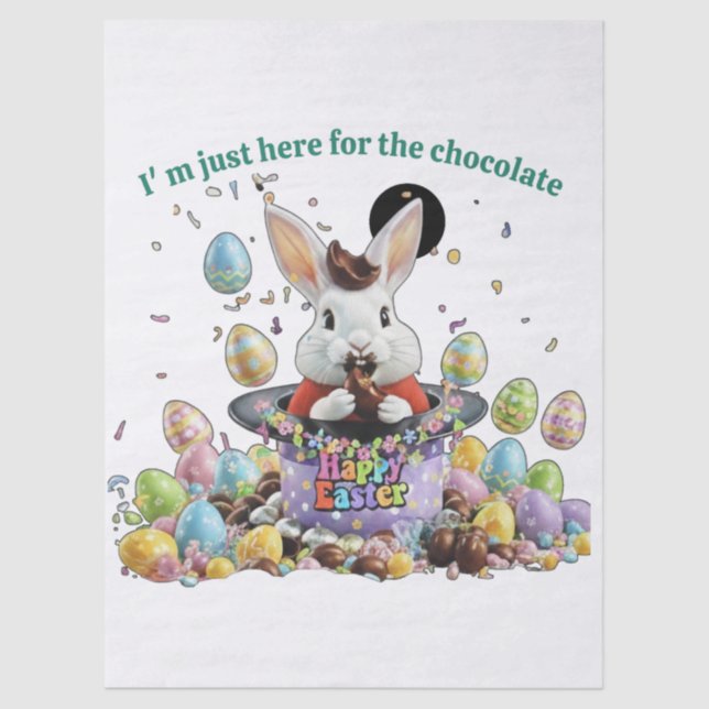 Papel De Seda Chocolate Lover Easter (Frente )