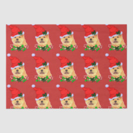Papel De Seda Chow Chow Christmas