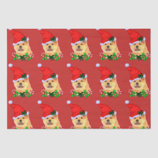 Papel De Seda Chow Chow Christmas
