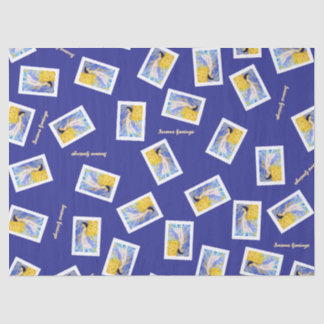 Papel De Seda Christmas Angel Winter Snow Maureen Girard