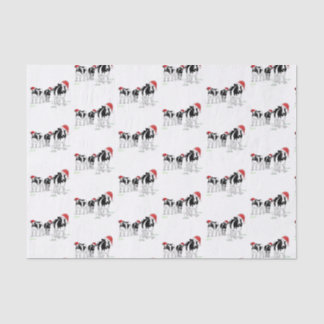Papel De Seda Christmas Cows