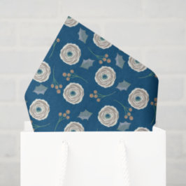 Papel De Seda Christmas Flower gift wrap