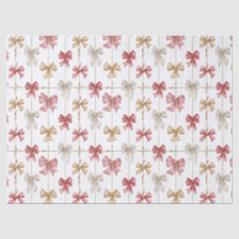 Papel De Seda Christmas Ribbon Grid Pattern